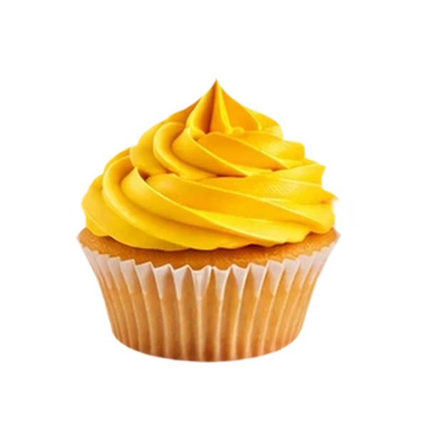 Капкейк: Yellow, lemon
